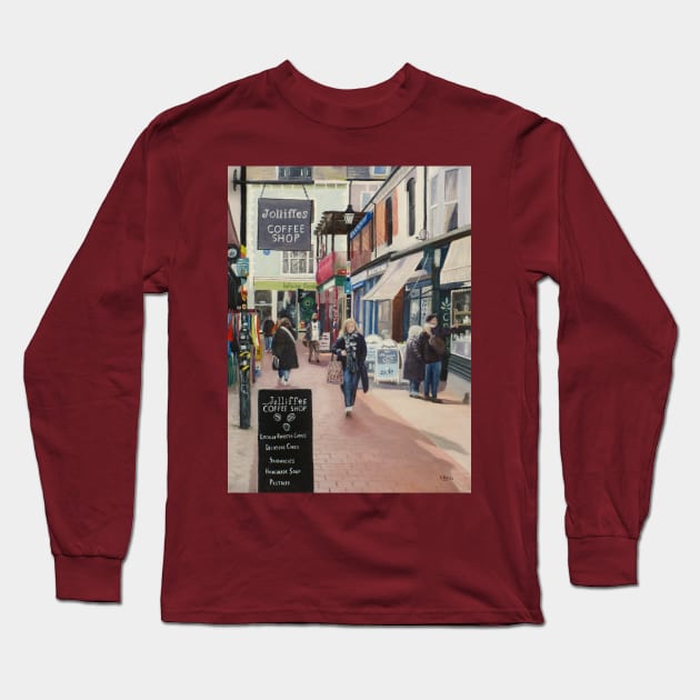 North Laines, Brighton Long Sleeve T-Shirt by richardpaul